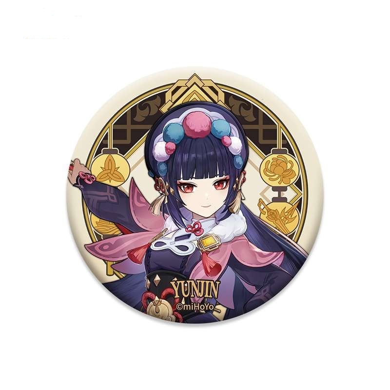 Значок Liyue Harbour Character Can Badge Yun Jin