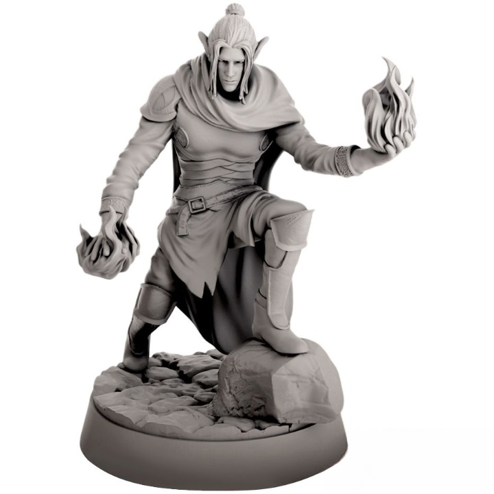 Миниатюра "Эльф - друид"