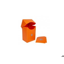 Коробочка пластиковая Blackfire вертикальная - Оранжевая (80+ карт)