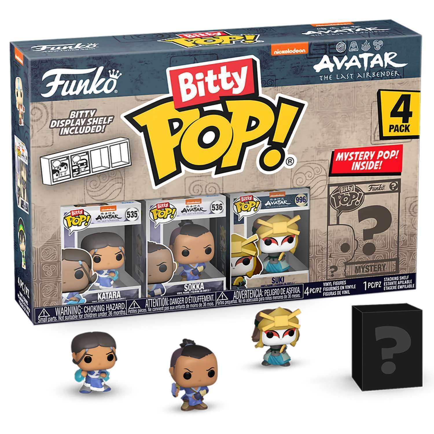 Фигурка Funko Bitty POP! Avatar The Last Airbender Katara+Sokka+Suki+Mystery
