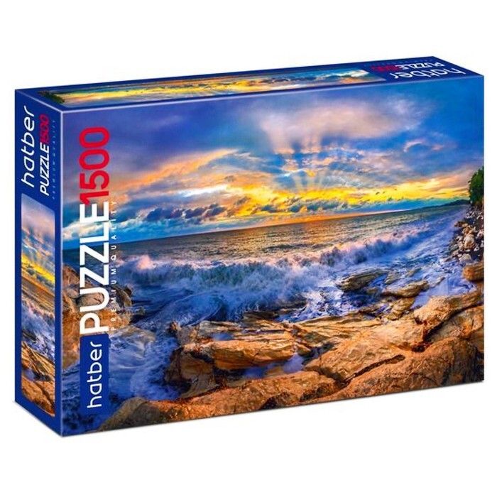 Пазл Hatber "Морской закат" на 1500 детал.