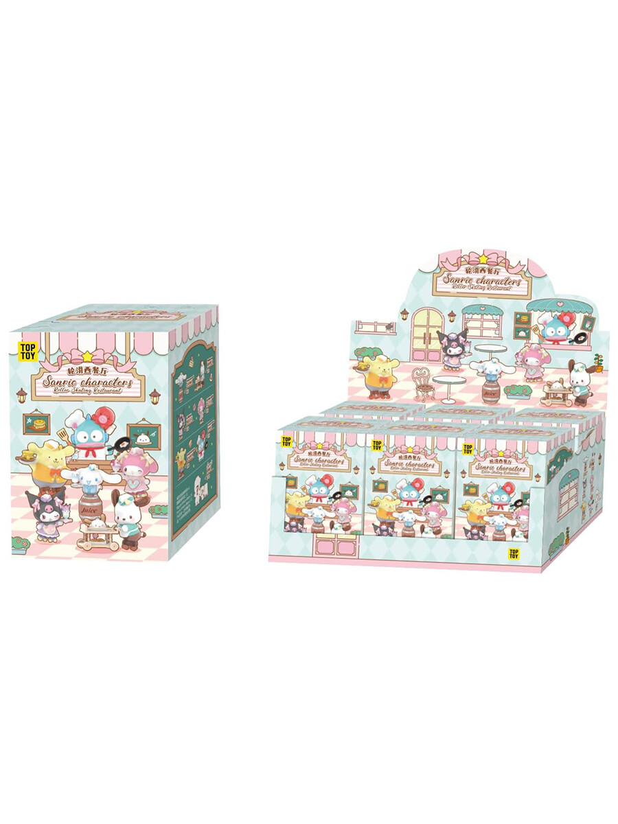 Фигурка Sanrio Family Roller Skating Restaurant series Blind Box 1 шт. в асс.