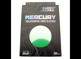 Протекторы Card-Pro голографические (размер 66х91 мм) 100шт. зеленые