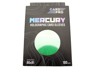 Протекторы Card-Pro голографические (размер 66х91 мм) 100шт. зеленые