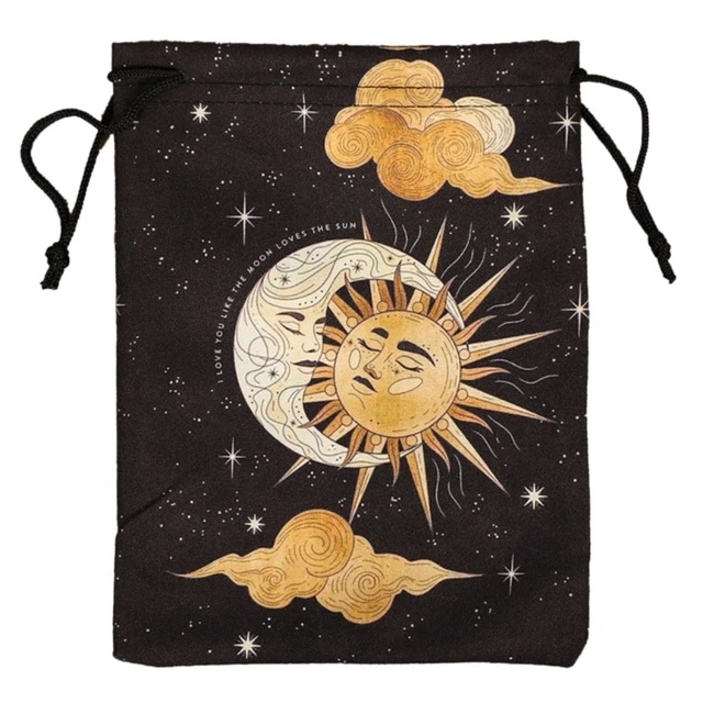Мешочек бархатный "Солнце и Луна 2"