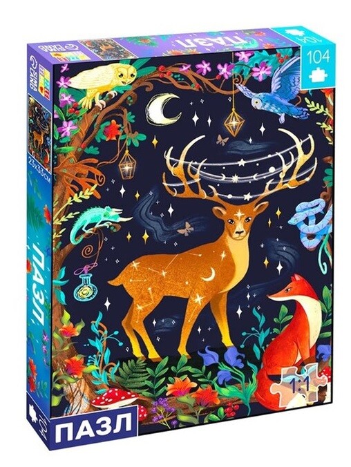 Пазл Puzzle Time "Таинственный лес", 104 элемента