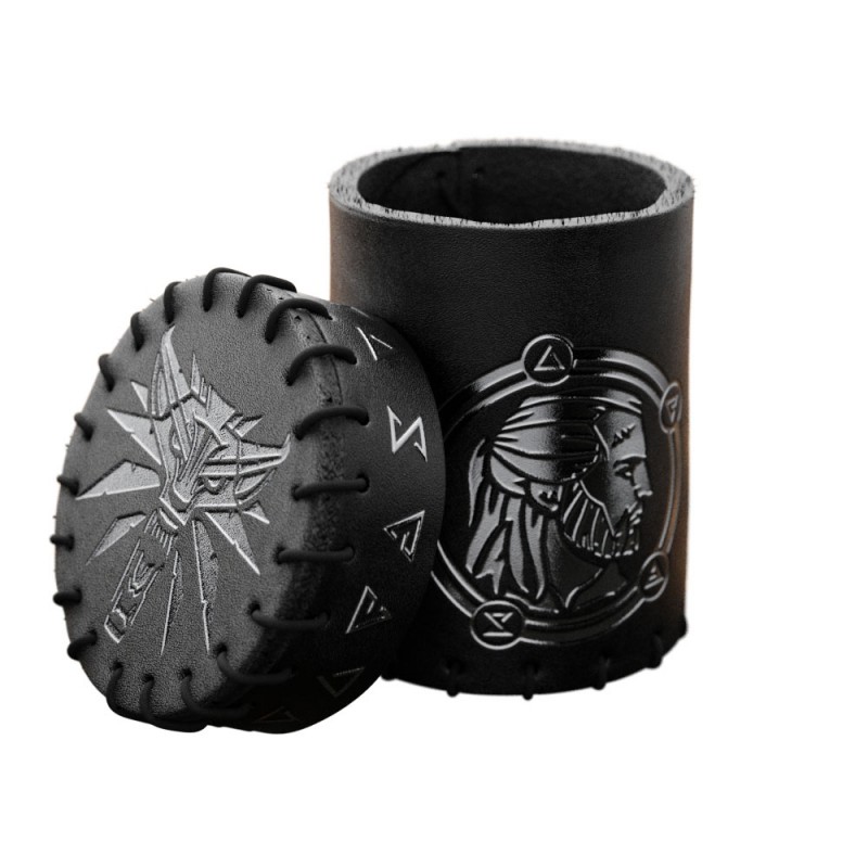 Стакан для кубиков The Witcher Dice Cup. Geralt Sword of Destiny, кожа