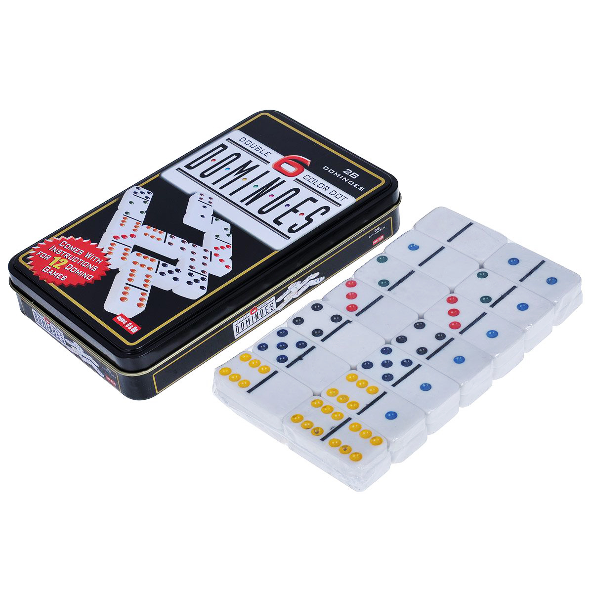 Домино "Дорожное" в металлической коробке