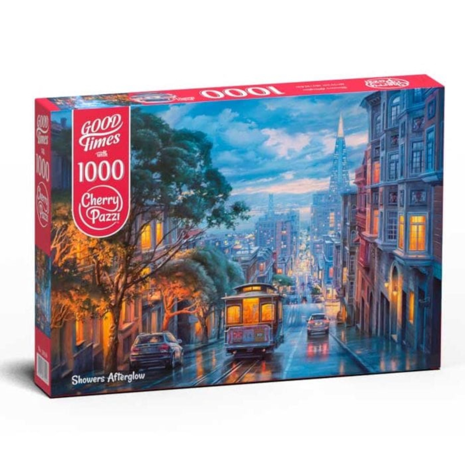 Пазл Cherry Pazzl "Огни города после дождя" на 1000 детал.