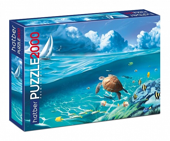 Пазл Hatber "Море волнуется раз" на 2000 детал.