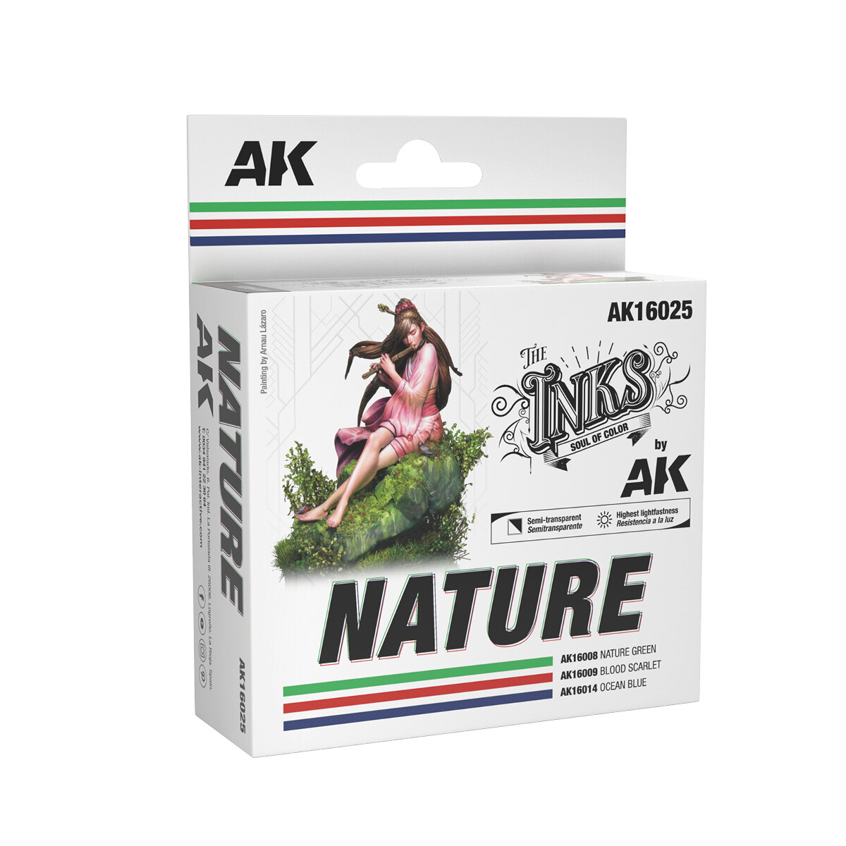 AK THE INKS SET: NATURE AK16025 (3 шт)
