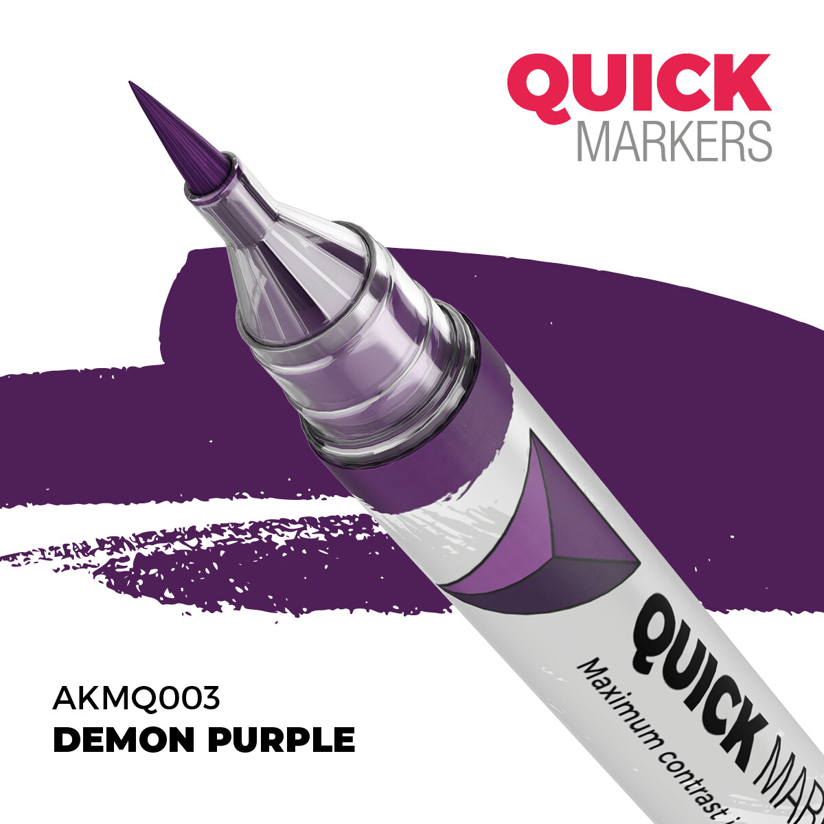 AK QUICK MARKER DEMON PURPLE  AKMQ003