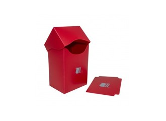 Коробочка пластиковая Blackfire вертикальная - Красная (80+ карт)