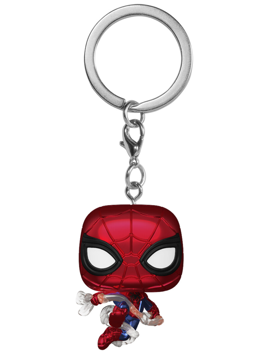 Брелок Funko Pocket POP: Человек-паук. Совершенно новый день (металлик)