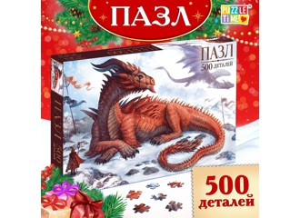 Пазл Puzzle Time "В мире драконов" 500 детал.