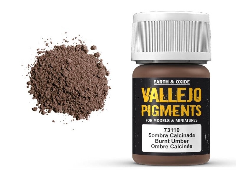 Vallejo Pigments: Burnt Umber 73.110 (35 мл)