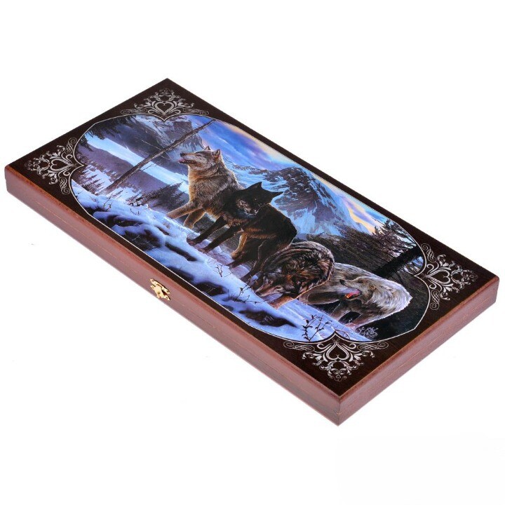 Нарды средние наклейка (50х25) - Стая