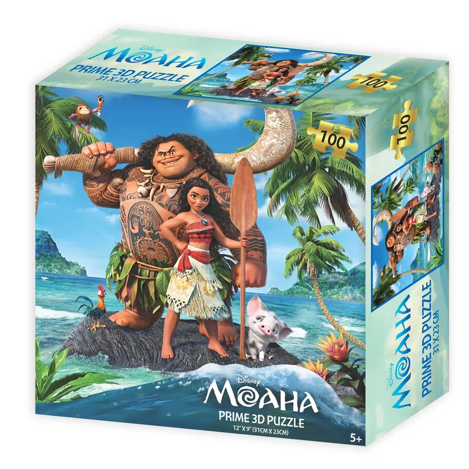 Пазл Super 3D "Моана", 100 детал. 