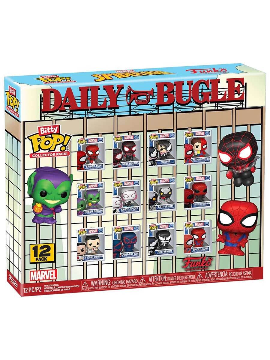 Фигурка Funko Bitty POP!  Marvel Daily Bugle Spider-Man 12шт