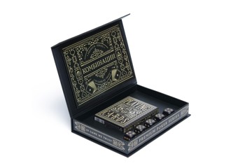 Набор подарочный 2 в 1 "Колода для покера Cредневековье и игральные кости", 54 карты