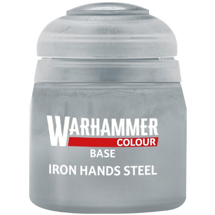 Warhammer Colour Base: Iron Hands Steel (12ml)