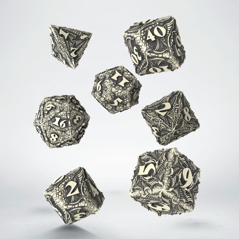 Набор кубиков Dracopolis Dice Set: Scandinavian Blackfang, 7 шт.