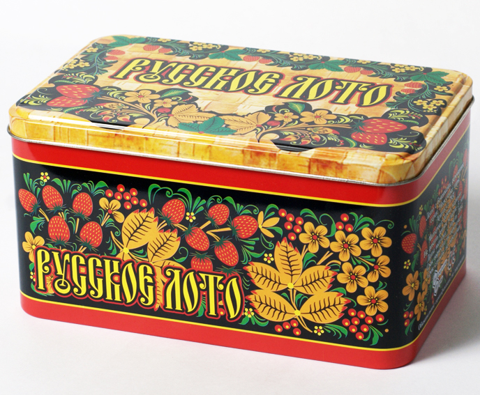 Русское лото в жестяной коробке
