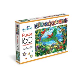 Пазл Origami Kids Games "Попугаи" 160 эл.