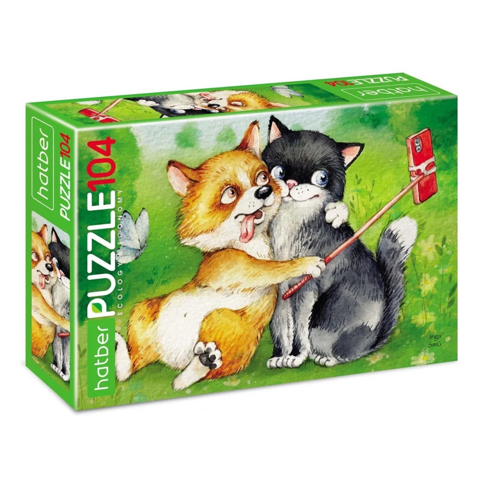 Пазл Hatber "Селфи" на 104 детал.