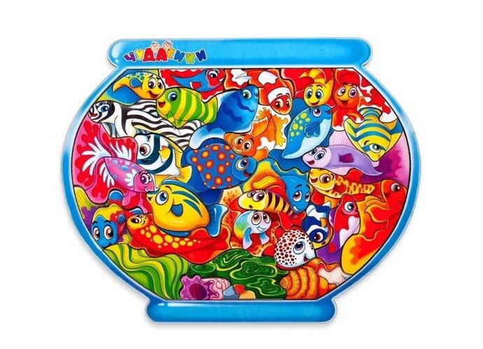 Пазл детский деревянный "Рыбки в аквариуме"