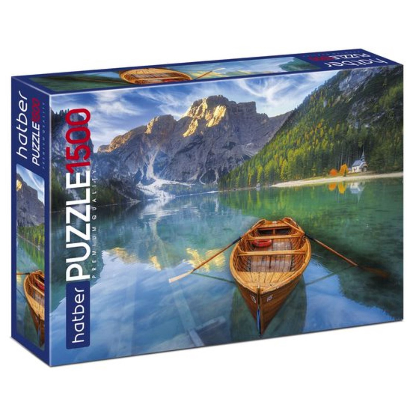 Пазл Hatber "Горное озеро" на 1500 детал.
