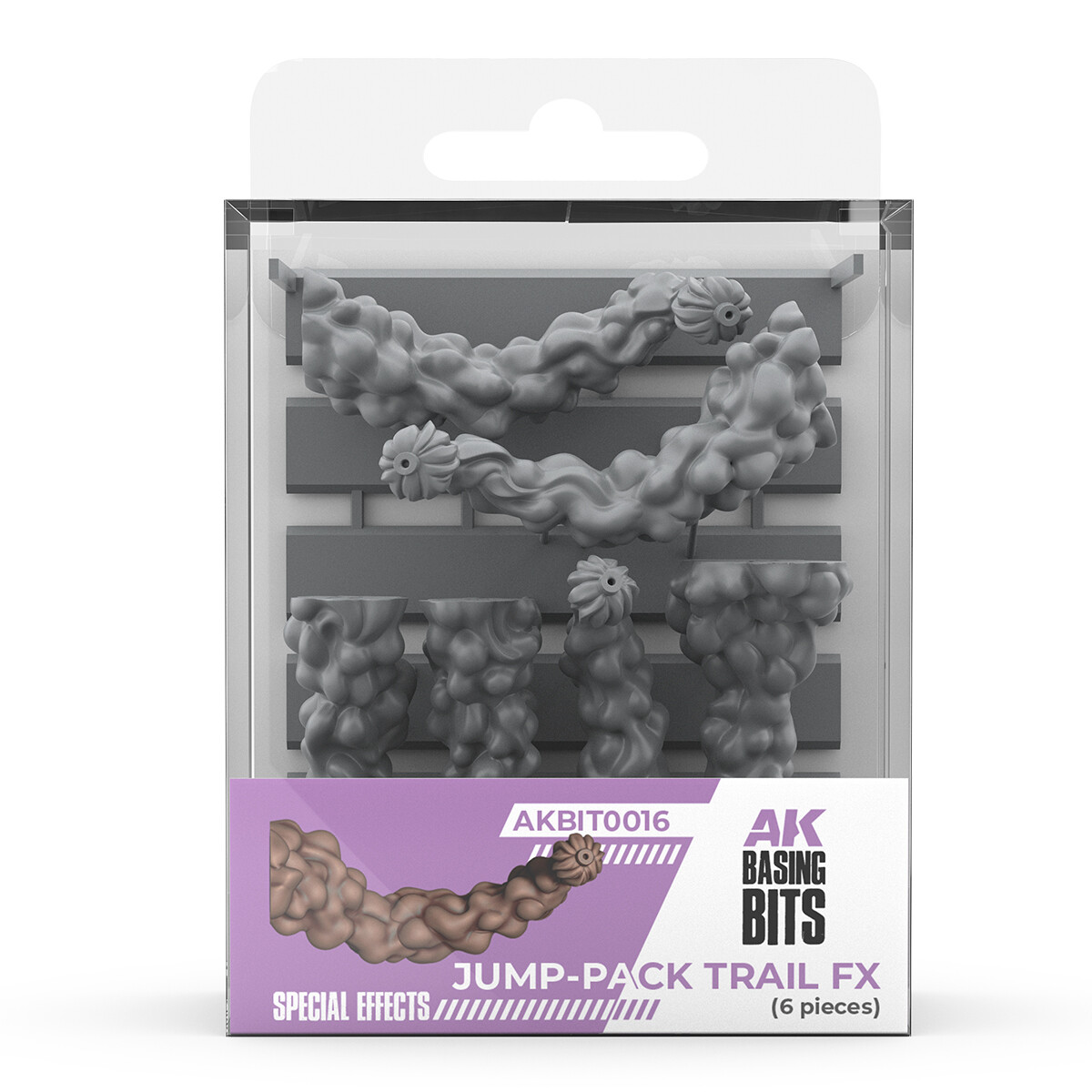 AK Interactive Basing Bits: Jump-Pack Trail FX