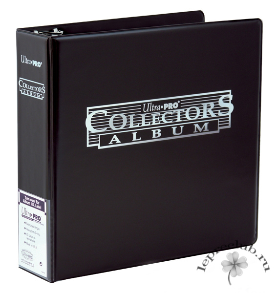 Альбом "Ultra-Pro" (для листов 2,5х3,5 (3х3 кармашка на листе): Черный