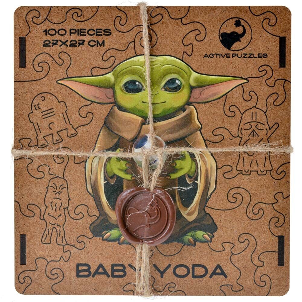 Пазл Active Puzzles деревянный "Малыш Йода" 100 дет.