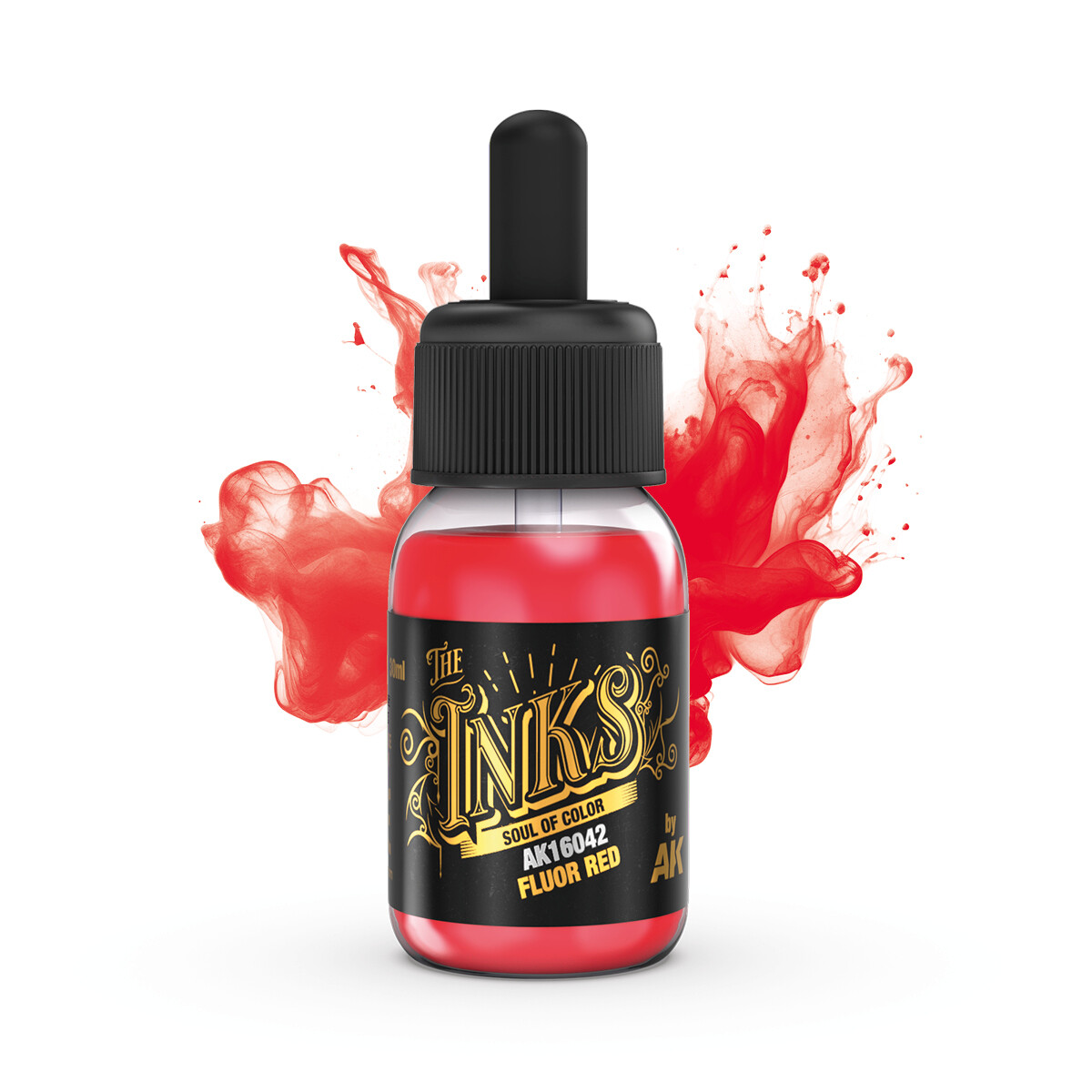 AK THE INKS: FLUOR RED  AK16042 30 мл 
