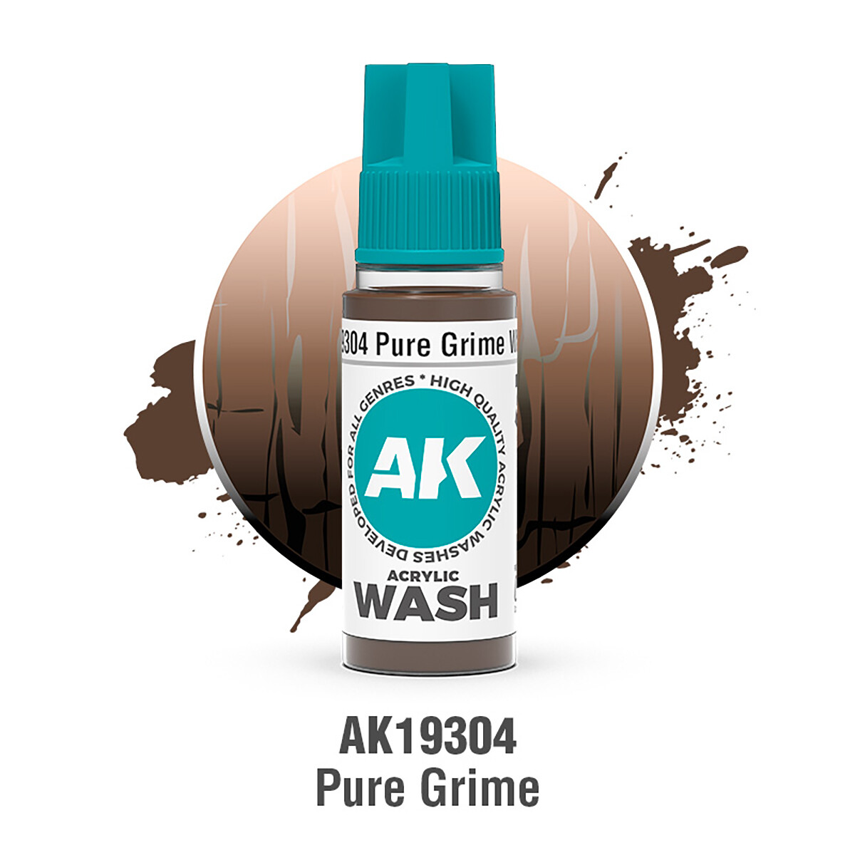 AK Acrylic Washes: Pure Grime  AK19304