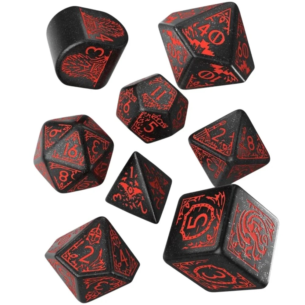 Набор кубиков Game of Thrones Dice Set: Targaryen, 8 шт