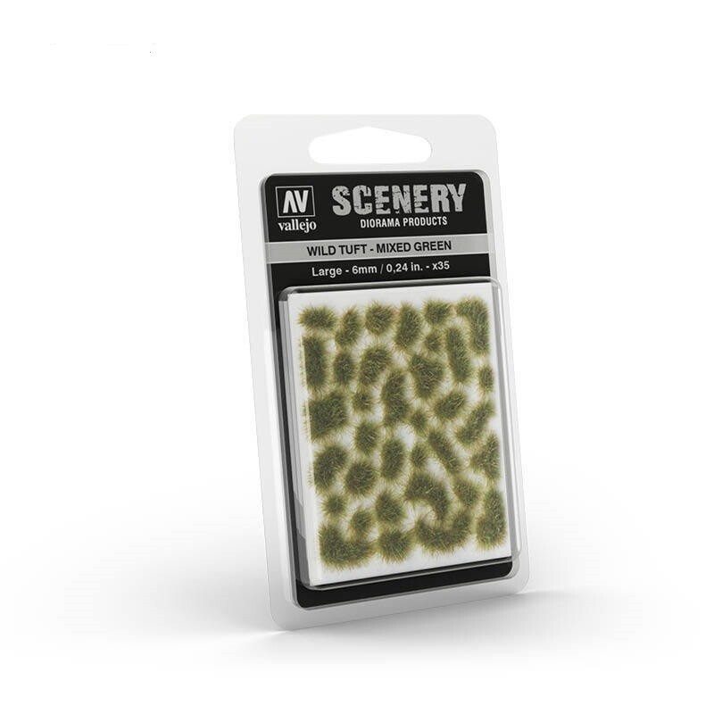 Vallejo Scenery: Wilf Tuft (Mixed Green) (6 мм)