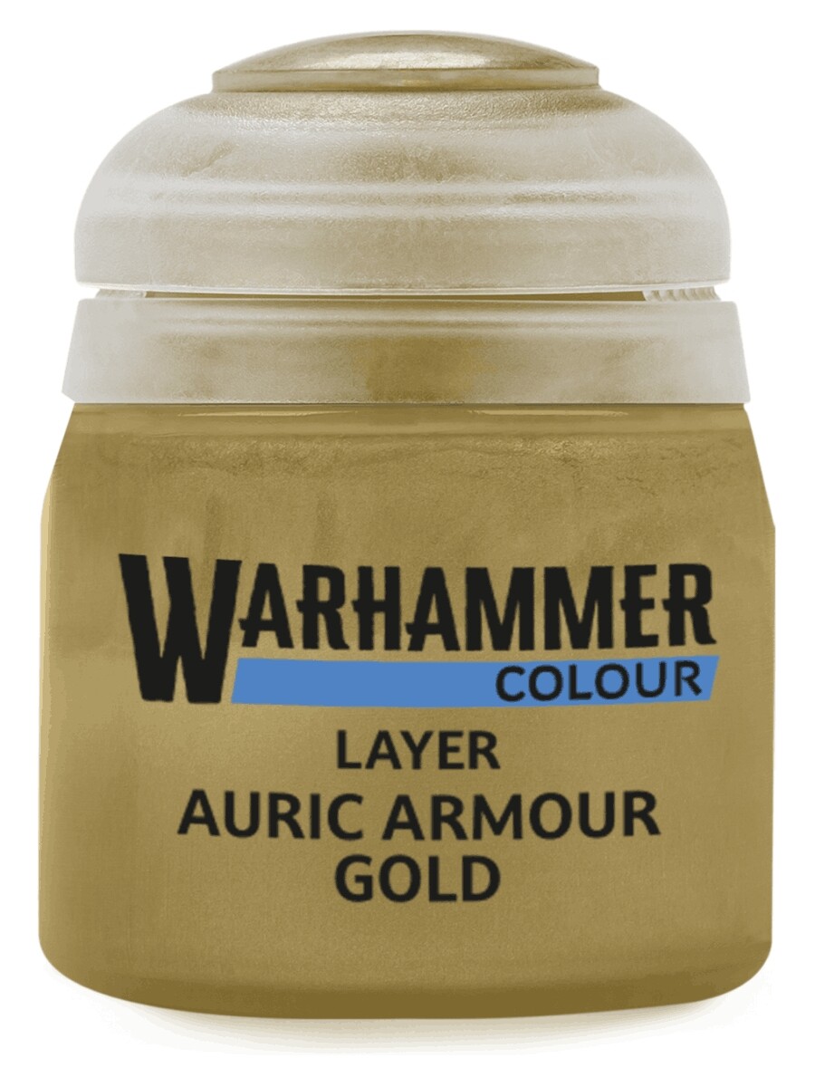 Warhammer Colour Layer: Auric Armour Gold (12ml)