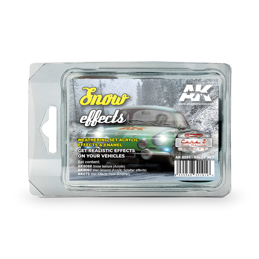 AK SNOW EFFECTS RALLY SET AK8091 35 мл (3 шт)