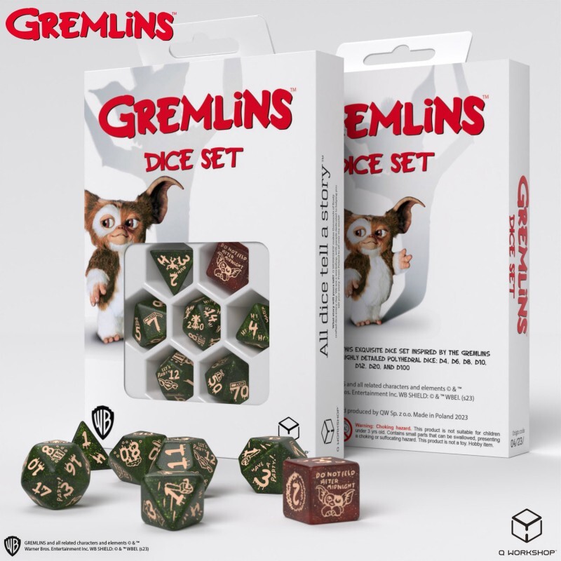 Набор кубиков Gremlins Dice Set, 7 шт.