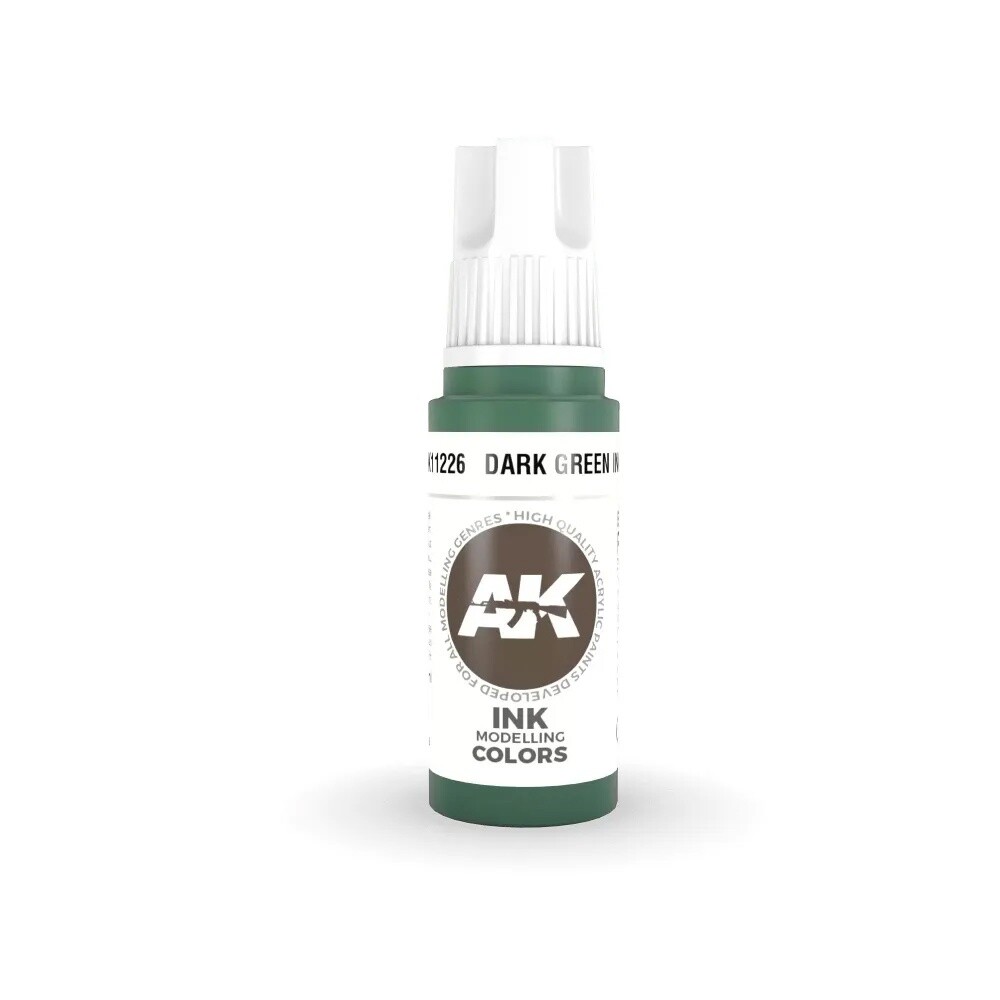AK THE INKS: Dark Green Ink AK11226 17 мл 