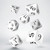Набор кубиков Classic RPG White & black Dice Set (7)
