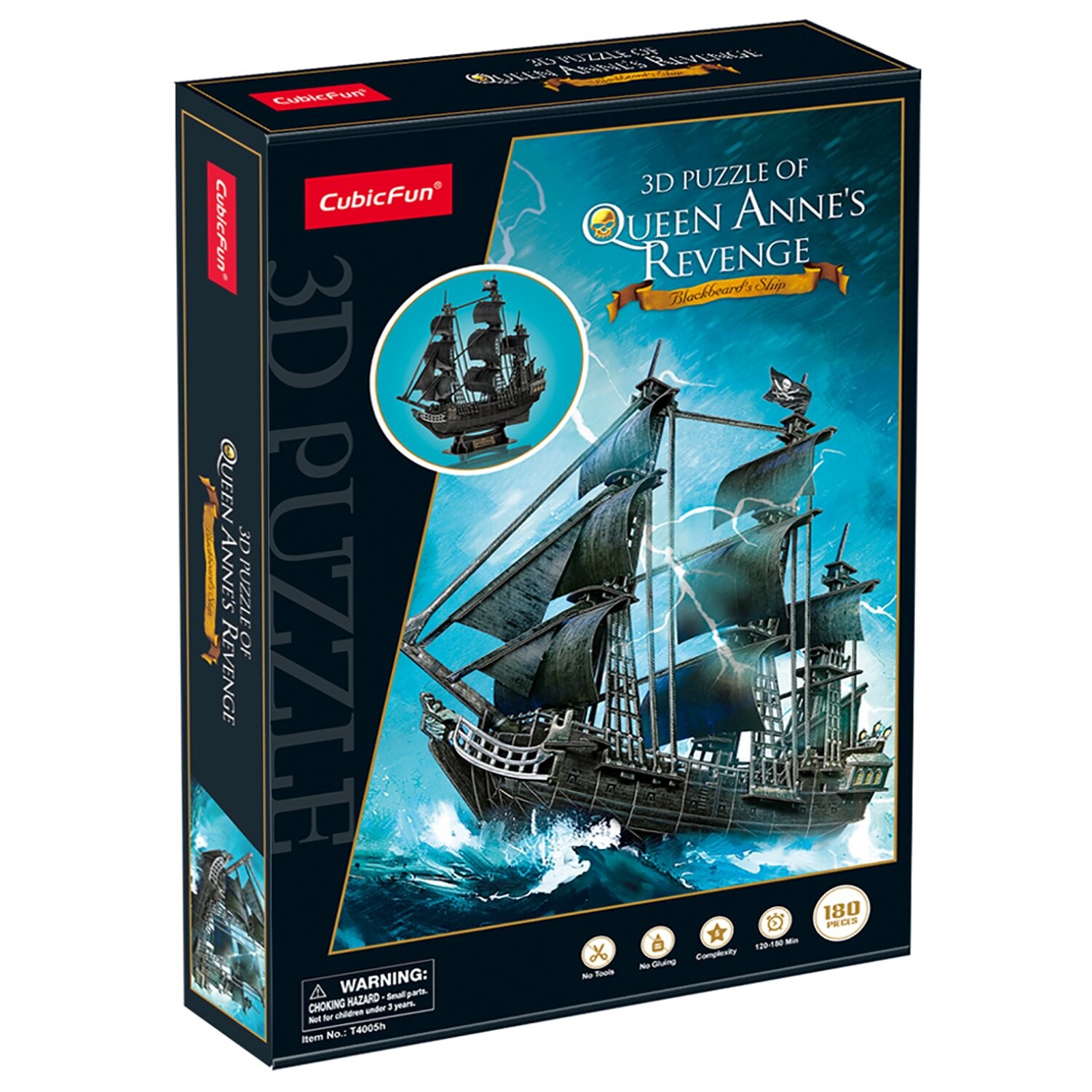 Пазл 3D "Месть королевы Анны"  180 деталей