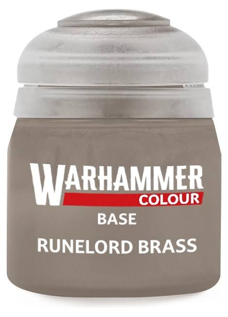 Warhammer Colour Base: Runelord Brass (12ml)