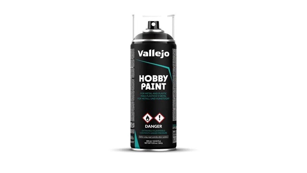 Грунтовка Vallejo Hobby Paint Spray: Black 28.012