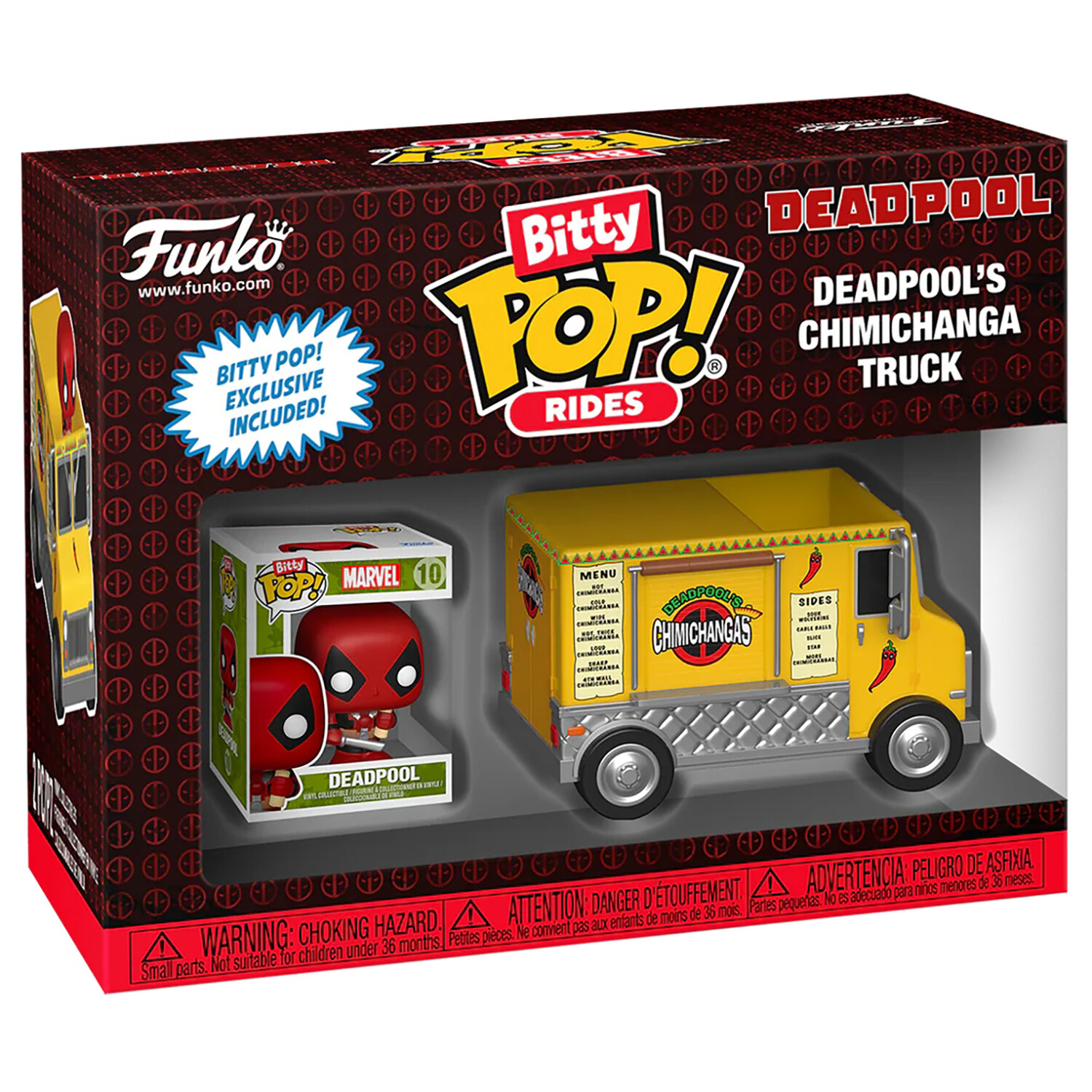 Фигурка Funko Bitty POP! Rides Deadpool's Chimichanga Truck