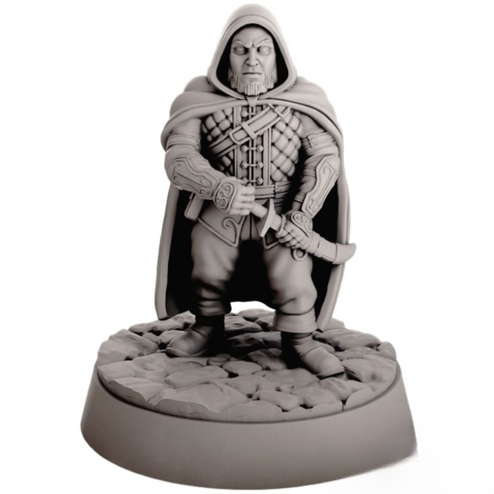 Миниатюра "Полурослик (с кинжалом)"