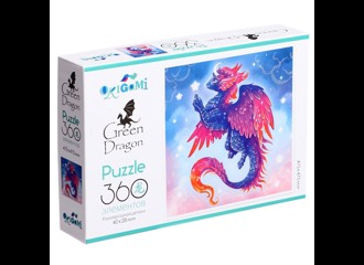 Пазл Origami "Фиолетовый дракон" 360 эл.
