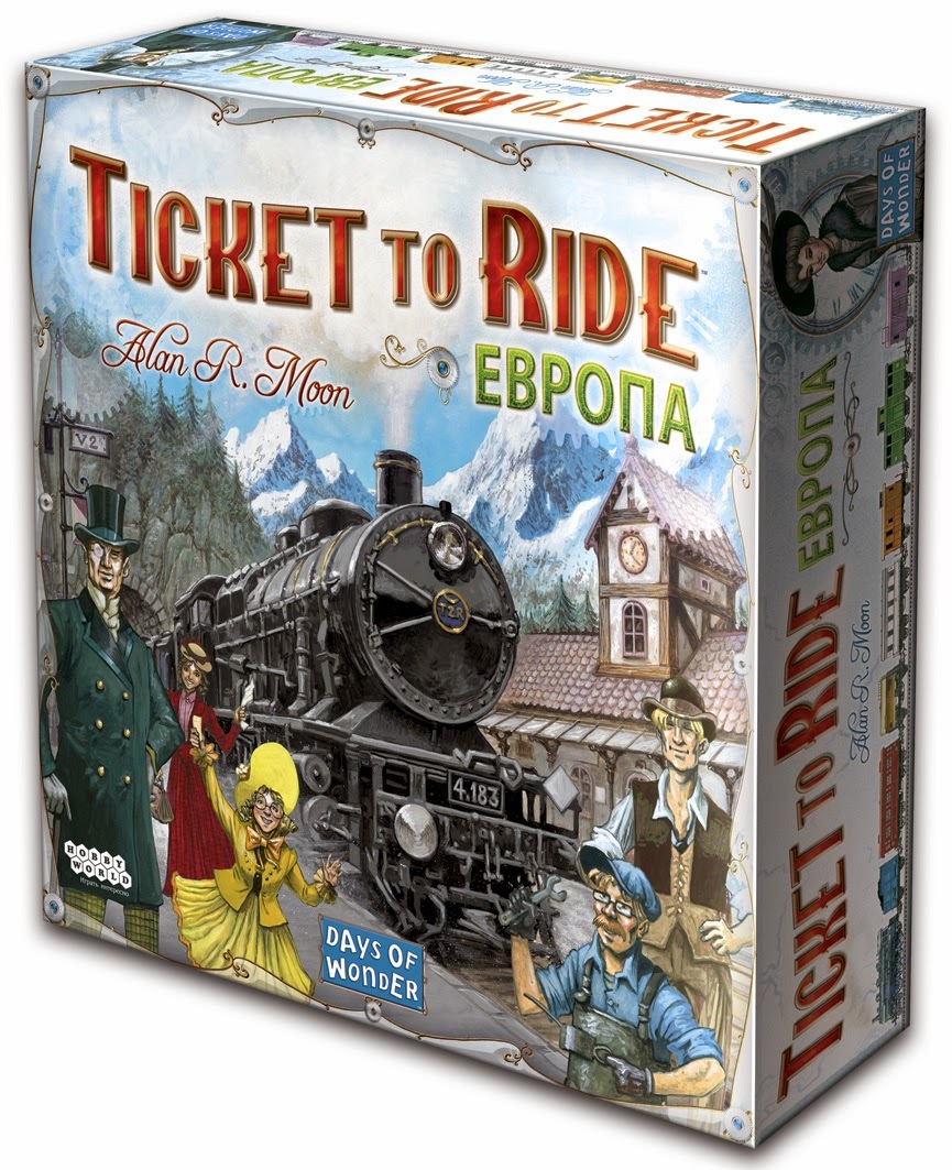 Ticket to ride: Европа — купить настольную игру в Москве в магазине  Lepreclub